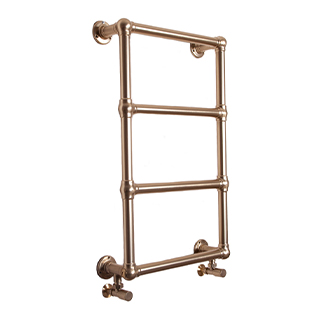 bassingham brushed brass towel rail range